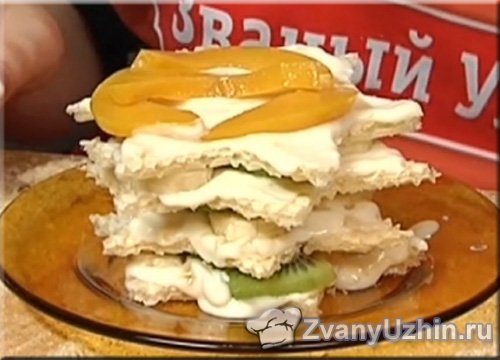Мини-тортики "Звёздочка шерифа" с фруктами и йогуртом