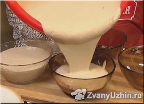 Разливам творожный крем в креманки