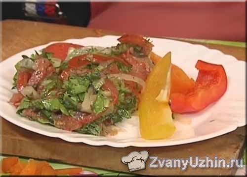 Овощной салат "Зауральский"
